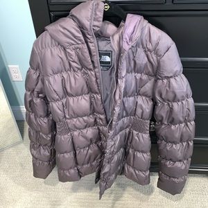 North face purple winter jacket, worn once.